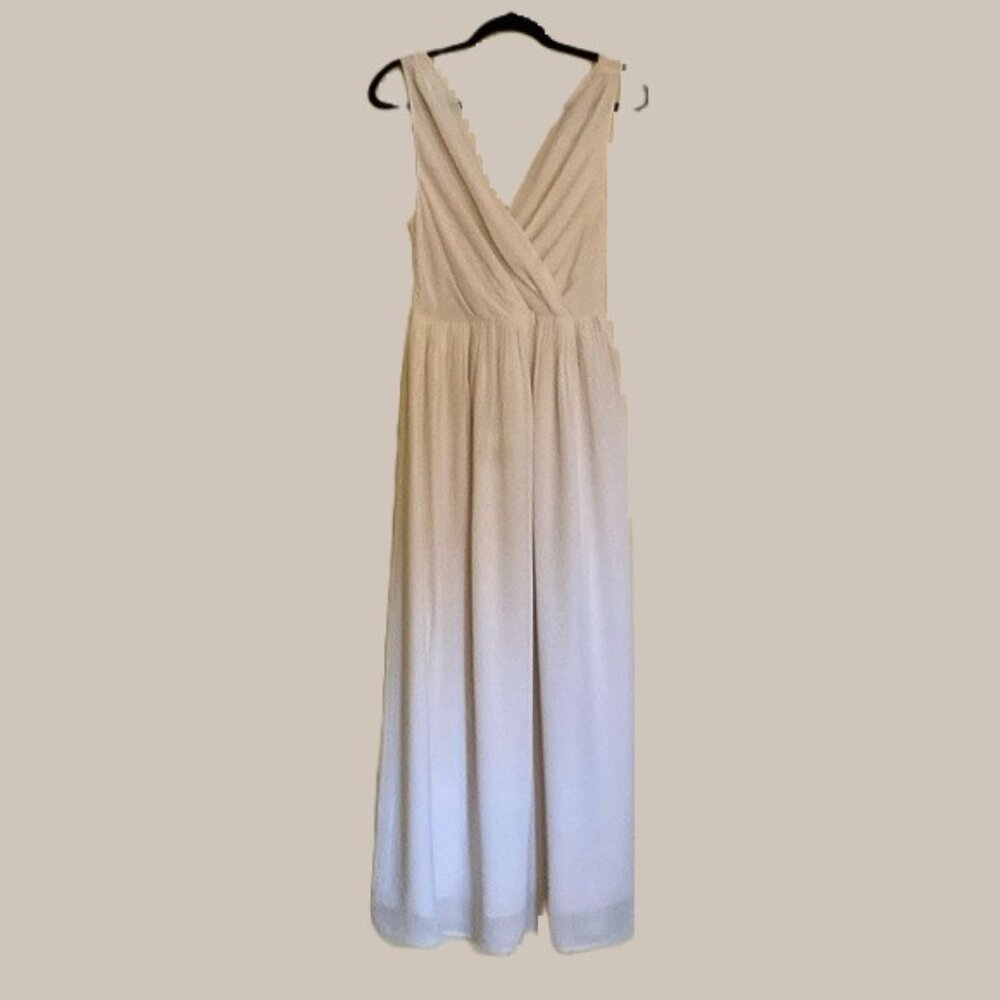 Joie Flowy Silk Floor Length Ivory Gown, Size S